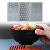 Maxbell Folding Dish Drying Mat Table Mat Kitchen Accessories Heat Resistant Pot Mat