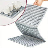 Maxbell Folding Dish Drying Mat Table Mat Kitchen Accessories Heat Resistant Pot Mat