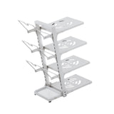 Maxbell Adjustable Pot Pan Organizer Rack 4 Tiers Pot Storage Rack for Baking Sheets