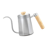 Maxbell Hanging Ear Coffee Pot 550ml Insulated Milk Warmer for Home Coffee Shop Gift Silver