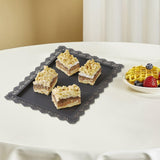 Maxbell Cupcake Serving Tray Iron Tea Party Serving Platter for Baby Shower Birthday Black