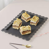 Maxbell Cupcake Serving Tray Iron Tea Party Serving Platter for Baby Shower Birthday Black