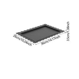 Maxbell Cupcake Serving Tray Iron Tea Party Serving Platter for Baby Shower Birthday Black