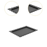 Maxbell Cupcake Serving Tray Iron Tea Party Serving Platter for Baby Shower Birthday Black