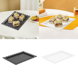 Maxbell Cupcake Serving Tray Iron Tea Party Serving Platter for Baby Shower Birthday Black