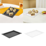 Maxbell Cupcake Serving Tray Iron Tea Party Serving Platter for Baby Shower Birthday Black