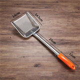 Maxbell Oil Skimmer for Deep Fryer Cooking Oil Strainer for Noodle Oil Residues Meat 49.5cmx14cmx3cm