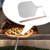 Maxbell 12 inch Pizza Peel for Cheese, Bread, Fruit, Vegetables Sturdy Pizza Spatula 52.5cm