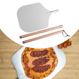 Maxbell 12 inch Pizza Peel for Cheese, Bread, Fruit, Vegetables Sturdy Pizza Spatula 97.2cm