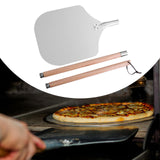 Maxbell 12 inch Pizza Peel for Cheese, Bread, Fruit, Vegetables Sturdy Pizza Spatula 97.2cm