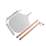 Maxbell 12 inch Pizza Peel for Cheese, Bread, Fruit, Vegetables Sturdy Pizza Spatula 97.2cm