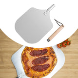 Maxbell 12 inch Pizza Peel for Cheese, Bread, Fruit, Vegetables Sturdy Pizza Spatula 28.2cm