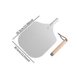 Maxbell 12 inch Pizza Peel for Cheese, Bread, Fruit, Vegetables Sturdy Pizza Spatula 28.2cm