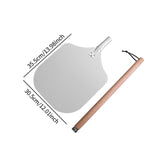 Maxbell 12 inch Pizza Peel for Cheese, Bread, Fruit, Vegetables Sturdy Pizza Spatula 52.5cm with box