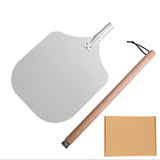 Maxbell 12 inch Pizza Peel for Cheese, Bread, Fruit, Vegetables Sturdy Pizza Spatula 52.5cm with box
