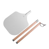 Maxbell 12 inch Pizza Peel for Cheese, Bread, Fruit, Vegetables Sturdy Pizza Spatula 97.2cm with box