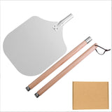 Maxbell 12 inch Pizza Peel for Cheese, Bread, Fruit, Vegetables Sturdy Pizza Spatula 97.2cm with box