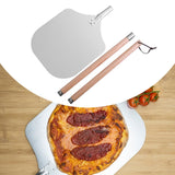 Maxbell 12 inch Pizza Peel for Cheese, Bread, Fruit, Vegetables Sturdy Pizza Spatula 97.2cm with box
