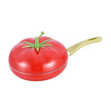 Maxbell Nonstick Frying Pan with Handle Induction Cooker Compatibility Round Skillet Tomato Shaped