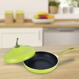 Maxbell Nonstick Frying Pan with Handle Induction Cooker Compatibility Round Skillet Pear Shaped