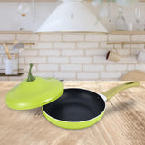 Maxbell Nonstick Frying Pan with Handle Induction Cooker Compatibility Round Skillet Pear Shaped