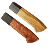Maxbell Japanese Chef Knife Handle Smooth Knife Repair Handle Wooden DIY Replacement Wood