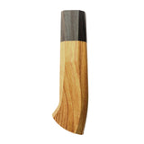 Maxbell Japanese Chef Knife Handle Smooth Knife Repair Handle Wooden DIY Replacement Wood