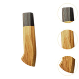 Maxbell Japanese Chef Knife Handle Smooth Knife Repair Handle Wooden DIY Replacement Wood