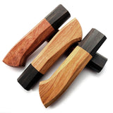 Maxbell Japanese Chef Knife Handle Smooth Knife Repair Handle Wooden DIY Replacement Wood