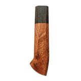 Maxbell Japanese Chef Knife Handle Smooth Knife Repair Handle Wooden DIY Replacement Brown