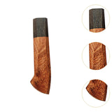Maxbell Japanese Chef Knife Handle Smooth Knife Repair Handle Wooden DIY Replacement Brown