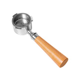 Maxbell 51mm Bottomless Portafilter Convenient for Coffee Lover Restaurant Household Wood