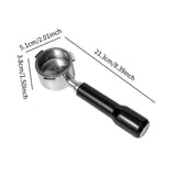 Maxbell 51mm Bottomless Portafilter Convenient for Coffee Lover Restaurant Household Pp