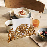 Maxbell Napkin Holder Metal Napkin Dispenser for Coffee Shop Countertop Dining Table Gold