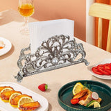 Maxbell Napkin Holder Metal Napkin Dispenser for Coffee Shop Countertop Dining Table Silver