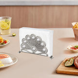 Maxbell Napkin Holder for Table Creative Napkin Dispenser for Hotel Restaurant Decor silver