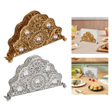 Maxbell Napkin Holder Tissue Paper Storage Holder Napkin Rack for Cafe Bedroom Decor gold