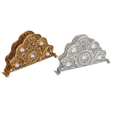 Maxbell Napkin Holder Tissue Paper Storage Holder Napkin Rack for Cafe Bedroom Decor gold
