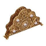Maxbell Napkin Holder Tissue Paper Storage Holder Napkin Rack for Cafe Bedroom Decor gold