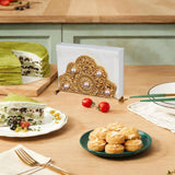 Maxbell Napkin Holder Tissue Paper Storage Holder Napkin Rack for Cafe Bedroom Decor gold