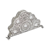 Maxbell Napkin Holder Tissue Paper Storage Holder Napkin Rack for Cafe Bedroom Decor silver