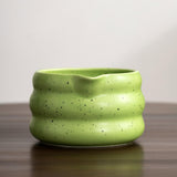 Maxbell 4x Matcha Ceremony Set Ceramic Matcha Bowl Set for Dining Room Home Tea Room Green
