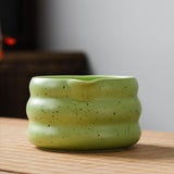 Maxbell 4x Matcha Ceremony Set Ceramic Matcha Bowl Set for Dining Room Home Tea Room Green