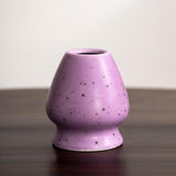 Maxbell 4x Matcha Ceremony Set Ceramic Matcha Bowl Set for Dining Room Home Tea Room Purple