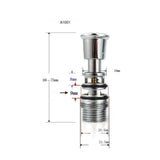 Maxbell Shower Diverter Valve 3 Way Spring Type Diverter for Bathroom Toilet Kitchen A1001