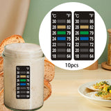 Maxbell 10x Temperature Strips Temperature Gauge for Bread Fermentation Home Brewing