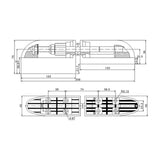 Maxbell Cold Storage Door Hinge Premium Replacement Heavy Duty Refrigerator Hardware