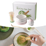 Maxbell Matcha Whisk and Bowl Unique Gift Idea Traditional Handmade Japanese Tea Set Gradient Pink