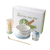 Maxbell Matcha Whisk and Bowl Unique Gift Idea Traditional Handmade Japanese Tea Set Gradient Blue