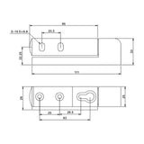 Maxbell Cold Storage Door Hinge Replacing Easy Installation Premium Freezer Hardware